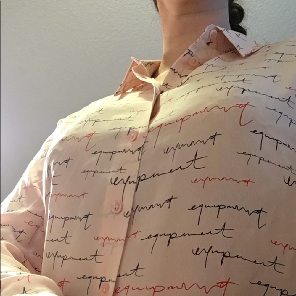 EQUIPMENT SILK BLOUSE PINK